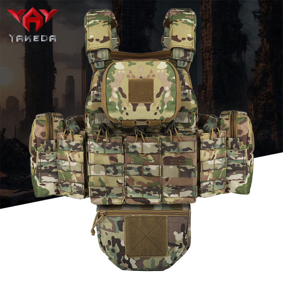 Crossfit Vest - YAKEDA Gilet da allenamento con borsa