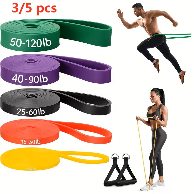 Set di 3/5 Fasce Elastiche per - Pull Up Assist Band recensione e prezzo