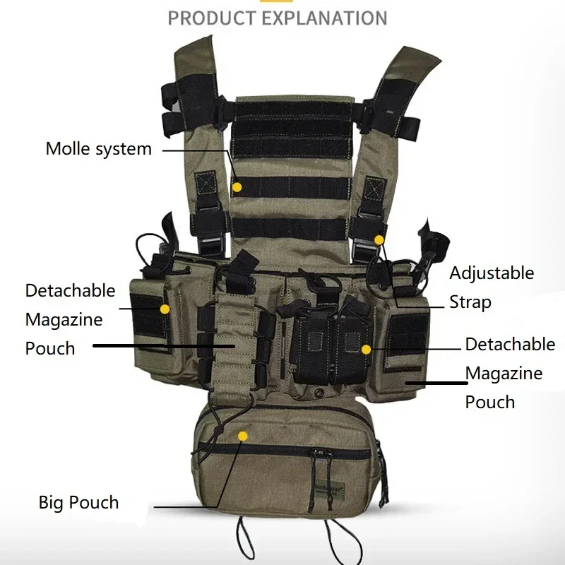 D3CR Chest Rig Vest Multicam N - Crossfit Gear For Men recensione e prezzo